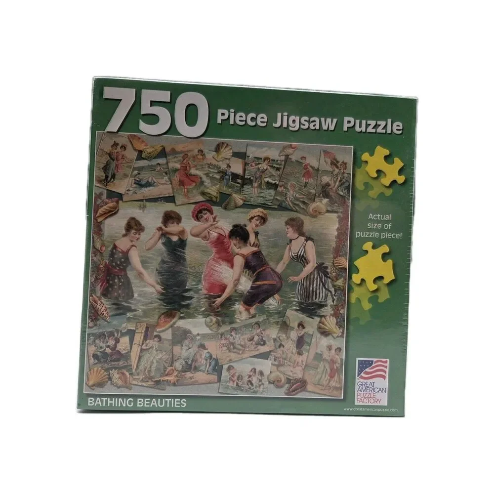 Great American Puzzle Factory Bathing Beauties 750 Pieces New Sealed